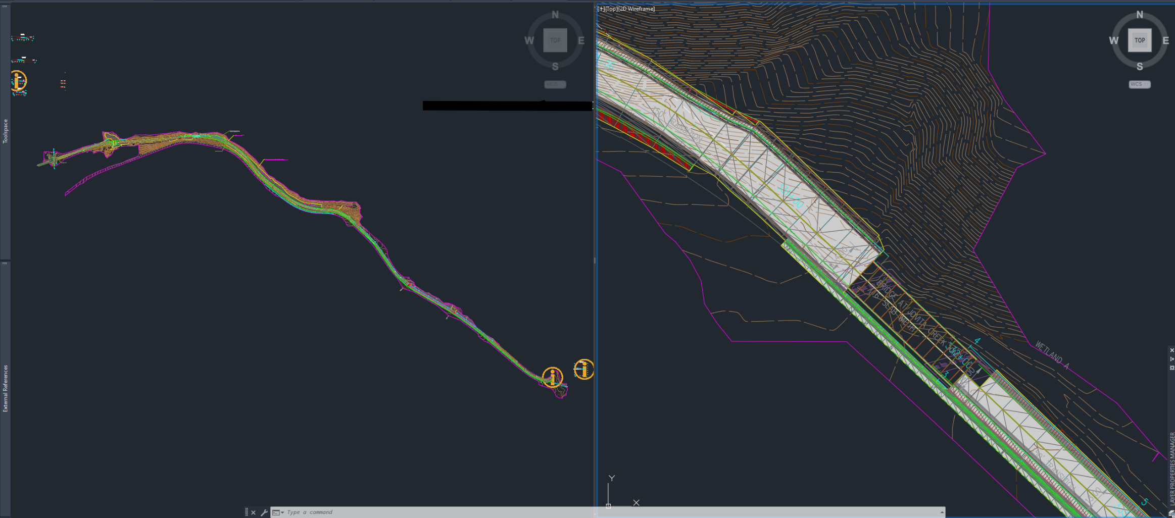 Missing section view in the corridor section editor in Civil 3D