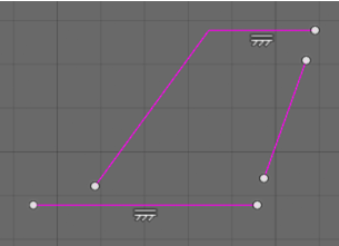 End points not constrained