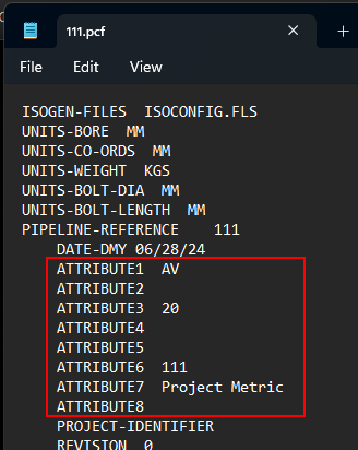 The order of component attributes changes in the PCF file output of ...