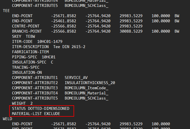 Components with status Existing are still included in the PCF file of ...