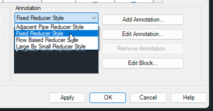 Adding a custom P&ID annotation style for reducers won't work as ...