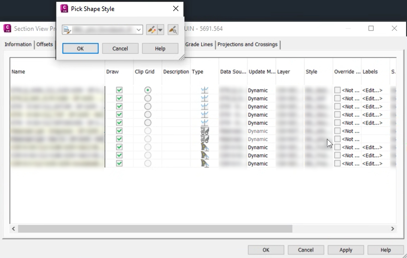 Hatches generated from sectionviews in Civil 3D display wrong in ACC
