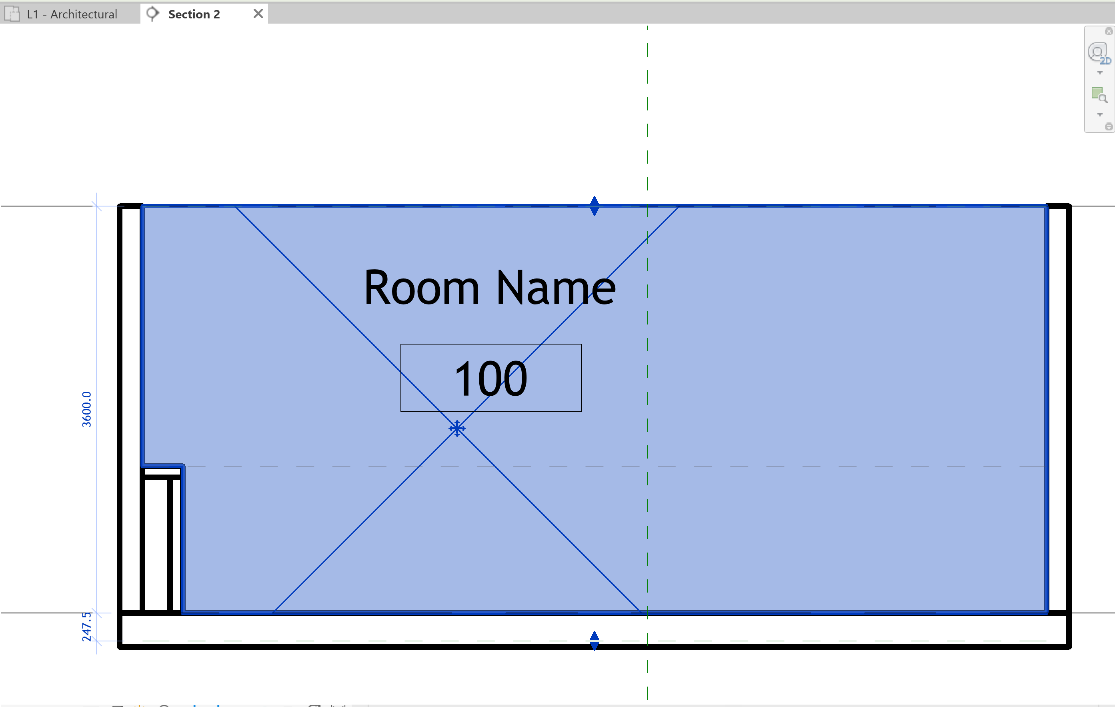 Inaccurate room volume recognition when half-room-high facing panels ...