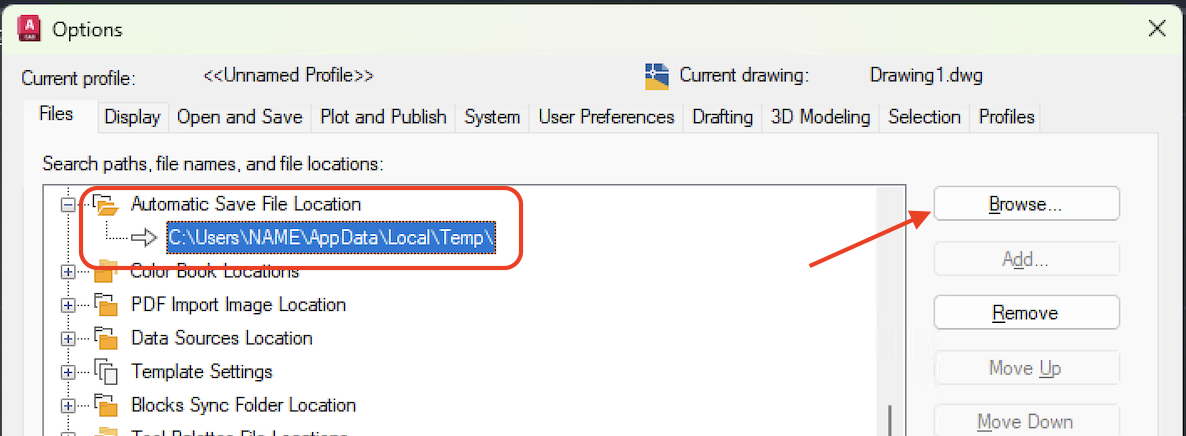 "The directory specified for Automatic save files must exist..." when ...