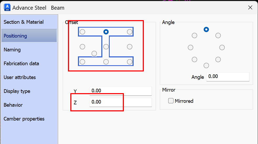 Exported steel beams from Revit to SDNF file lose the section Top alignment