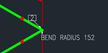 How to add the radius of an elbow as an annotation in isometric ...