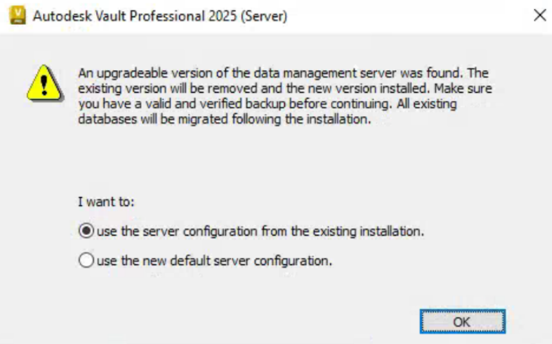 Vault Server upgrade is crashing with CER Report