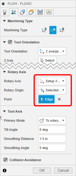 Flow toolpath is machining past a fixture in Autodesk Fusion