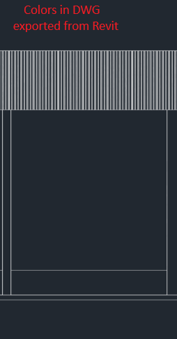 Colors missing when exporting 2D views as DWG in Revit