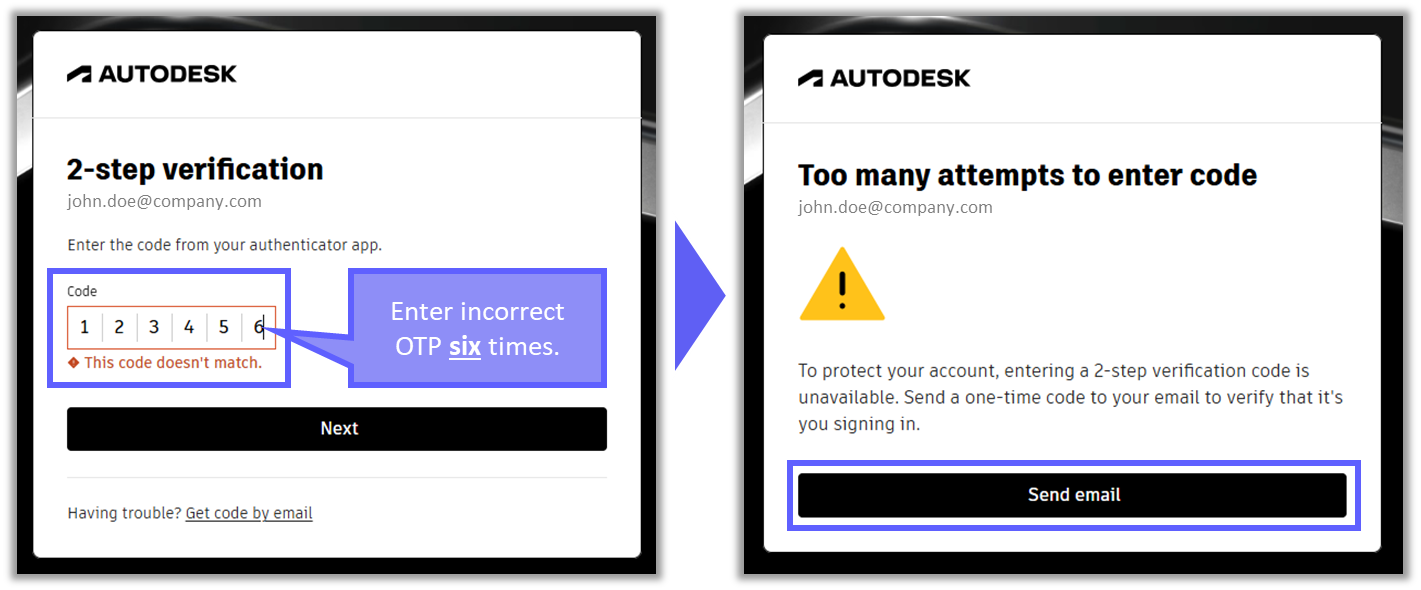 No se puede iniciar sesión en Autodesk Account mediante autenticación ...