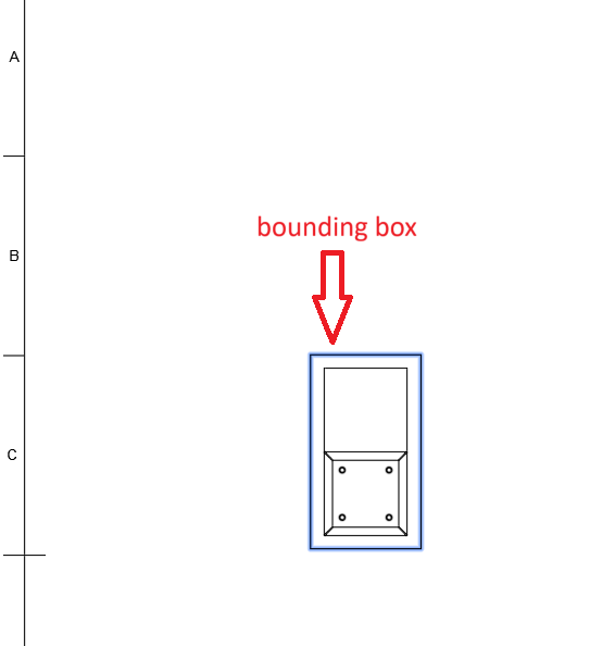 The bounding box around the selected View in Drawing does not disappear ...