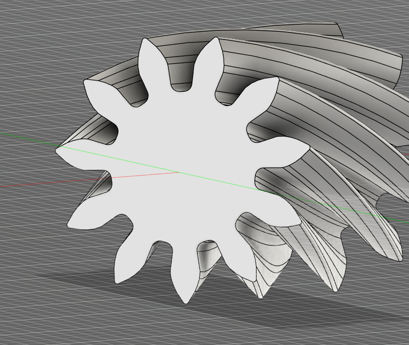 How to measure the outer diameter of an helical form at Fusion?