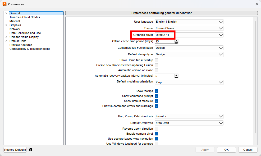 Unable to see the "Drawing View" dialog box in Autodesk Fusion
