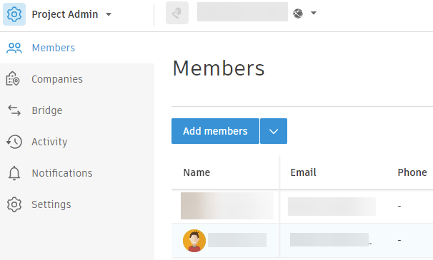 How to change a member to Project Admin in Autodesk Forma Account Admin