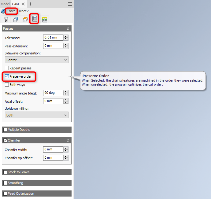 How to optimize Inventor CAM engrave toolpath machining time by distance.