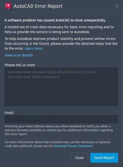 フェイタル エラー: で例外の読み込み中に未処理0x0048アクセス違反