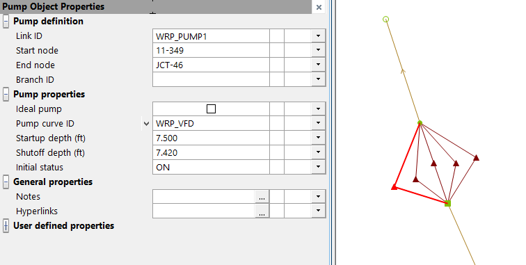 How to view existing pump curves in ICM SWMM networks