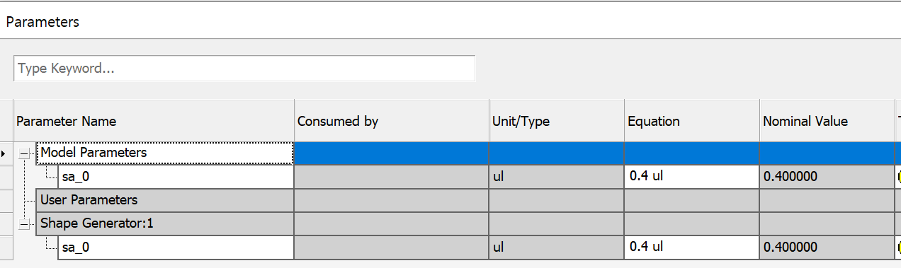 How to delete the automatically added parameter 'sa_0' in Inventor