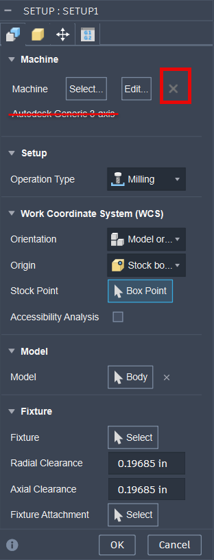 无法后处理 Autodesk Fusion 中所有选定作的 NC 程序