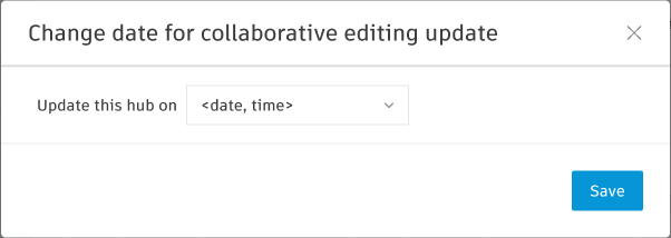 Collaborative editing hub update for Autodesk Fusion