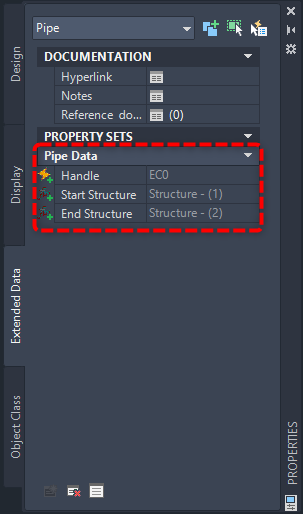 How to use property sets to populate a pipe and structure with specific ...