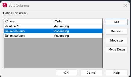 Extracted output excel data from AutoCAD is inconsistent