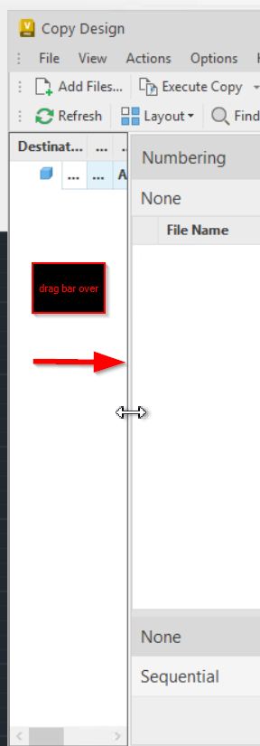 Copy Design dialog is missing functions and whole menu in Vault