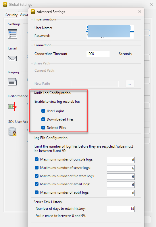 How to track user activity and server connections in Autodesk Vault?