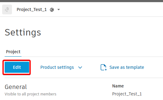 How to rename a project in Autodesk Forma