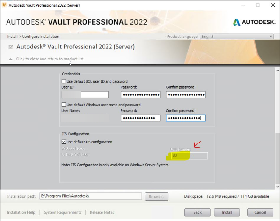 Vault Server install reboots the computer