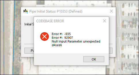 InfoWater Pro crashes when opening the Initial Status window for a ...