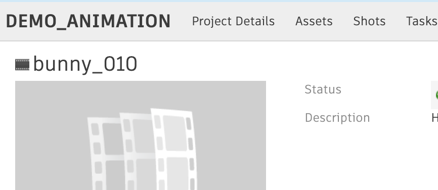 Navigation button missing on entity detail page in Flow Production Tracking