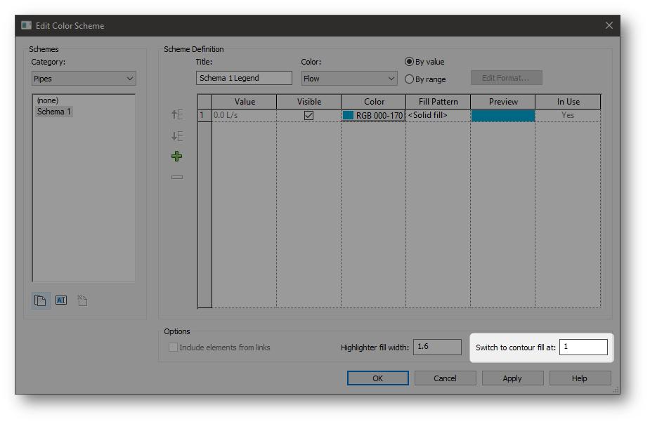 Incorrect and shifted display of fill color by system color schema for ...
