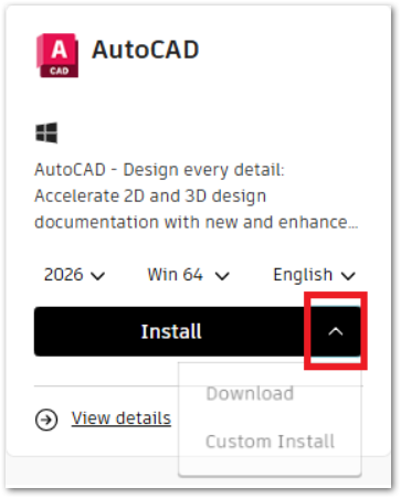 Use The Download Now Method For Autodesk Account