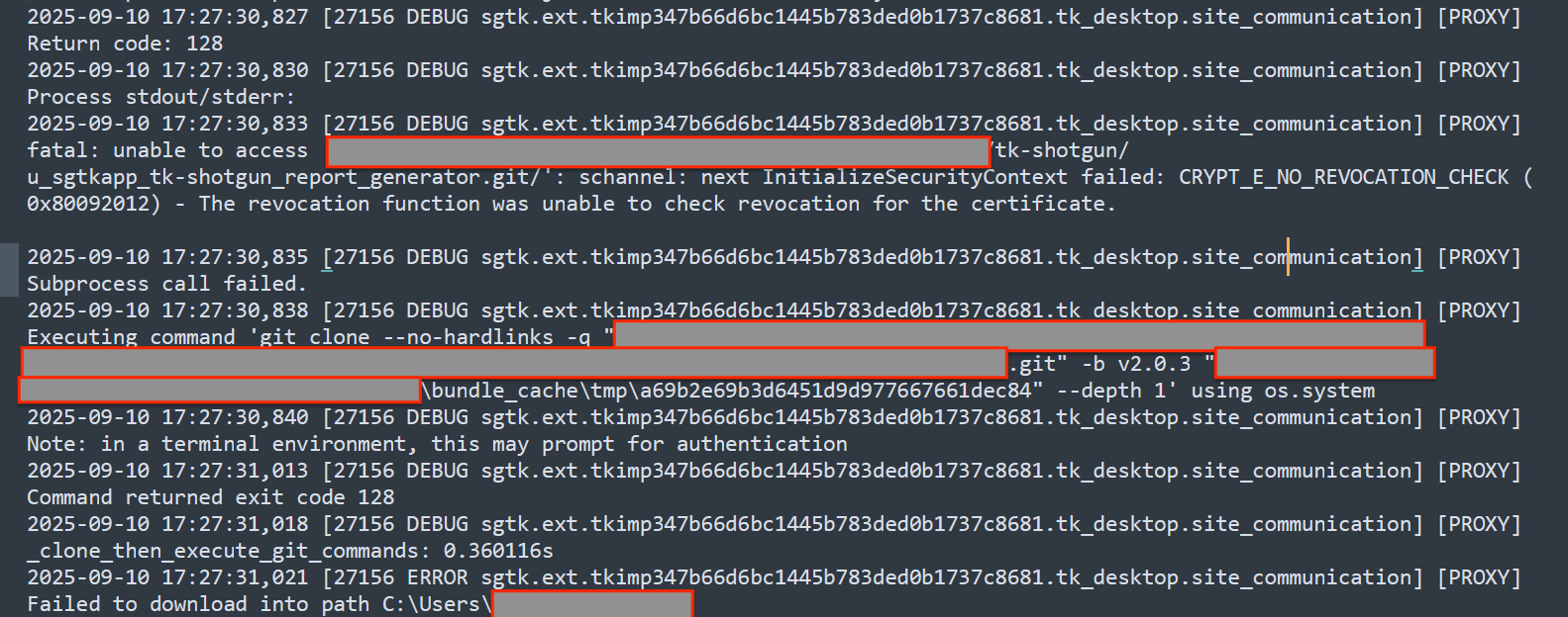 CRYPT_E_NO_REVOCATION_CHECK失効関数は証明書の失効を確認