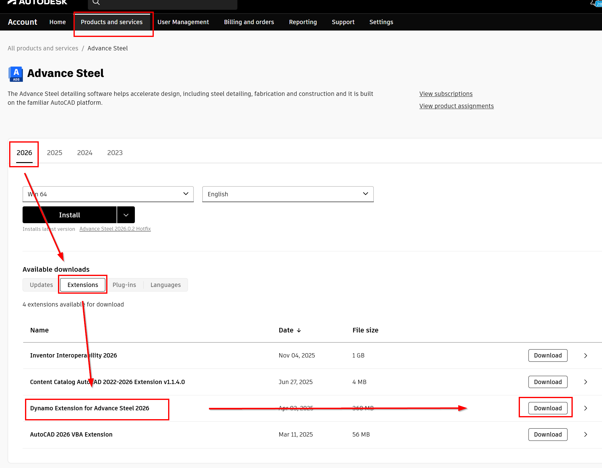 Where to locate and download Dynamo for Advance Steel