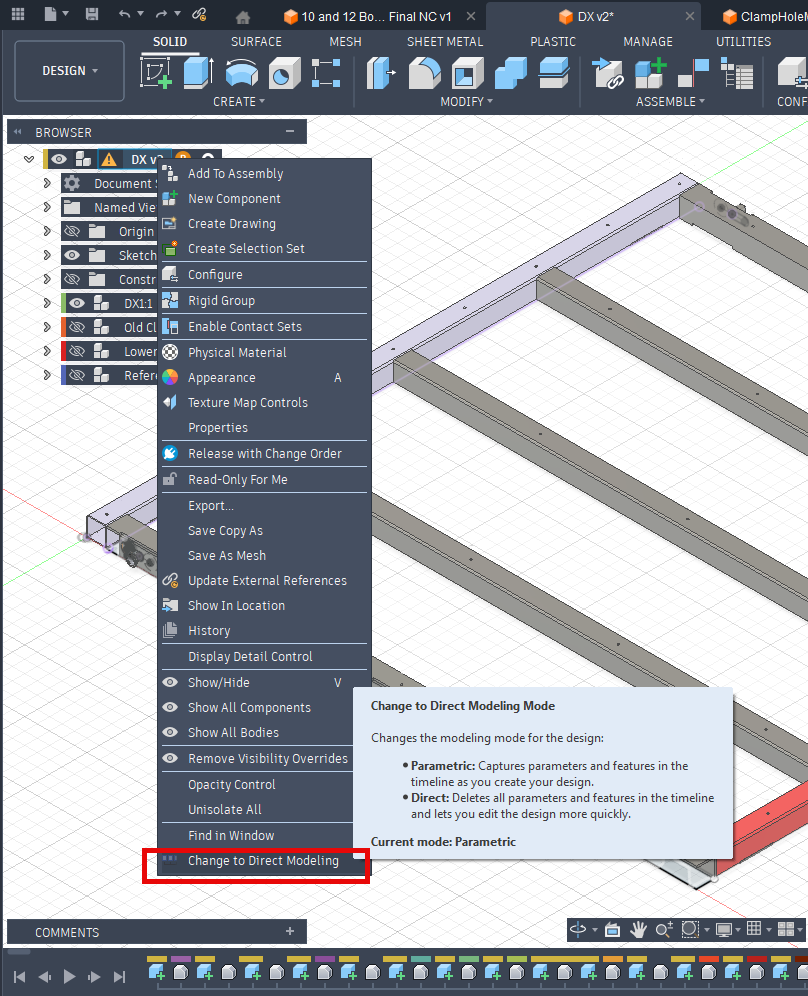 链接的零部件在 Autodesk Fusion 中不更新