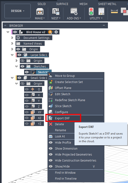 DXF files exported from Autodesk Fusion cannot be opened correctly in ...