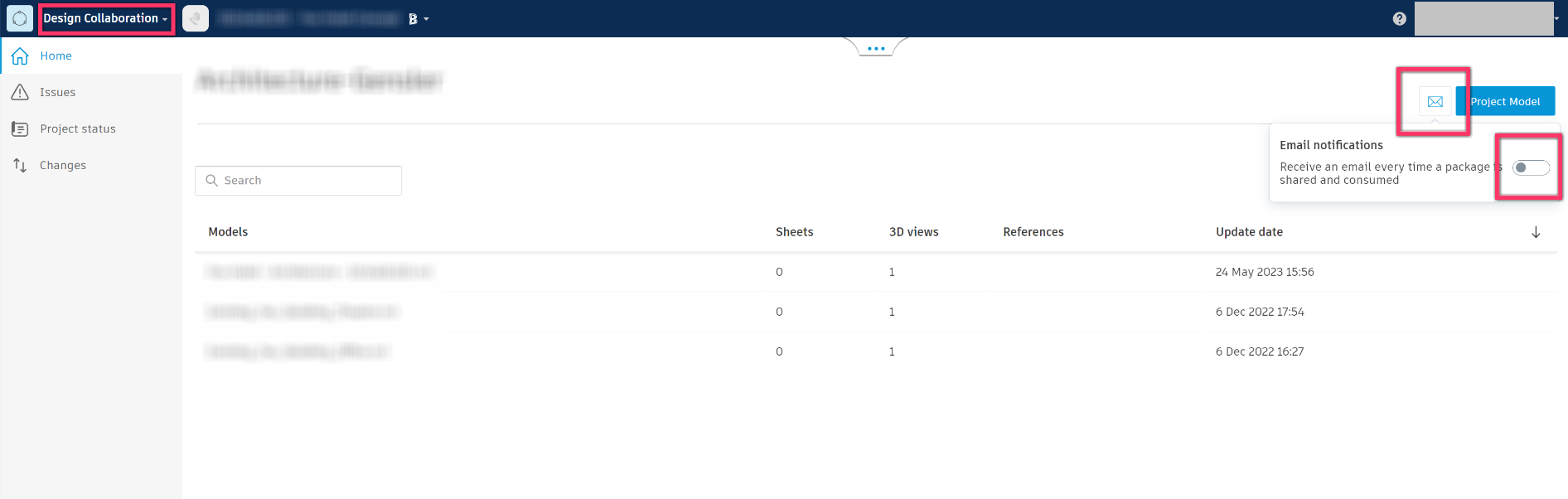 Email notifications not sent when a package is shared or consumed in ...