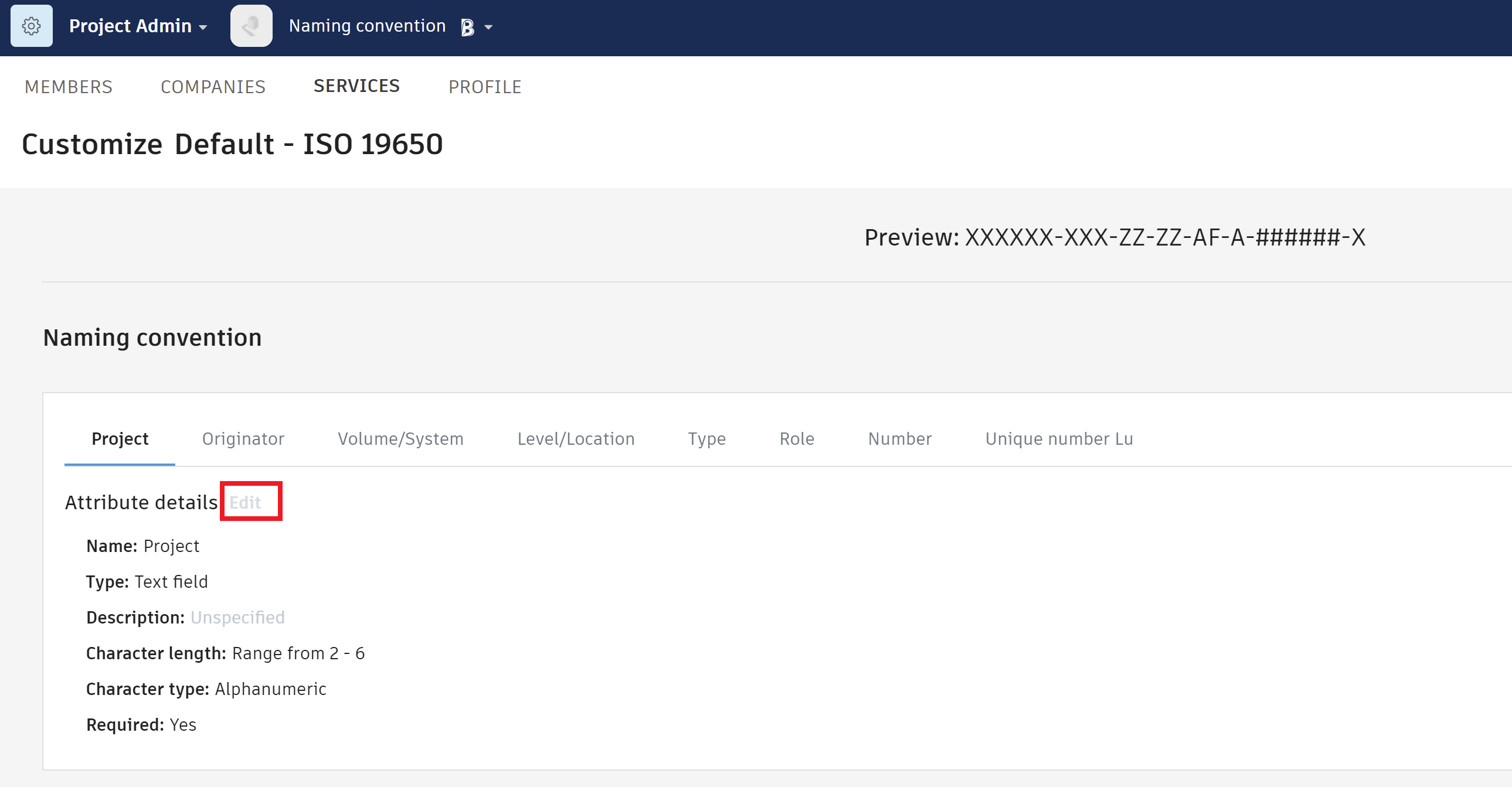 Cannot edit or add naming convention attributes in BIM 360 or Forma ...