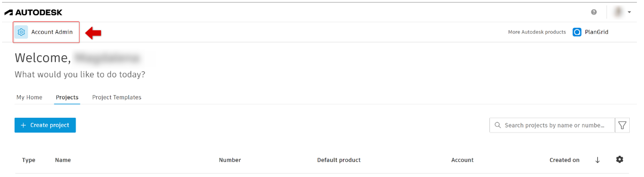 Where to find the Autodesk Forma account ID