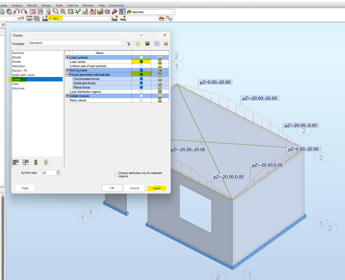 How to neglect slab stiffness while load transfer to supporting walls ...