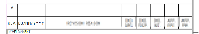 Vault revision block row height in AutoCAD changes when updating ...