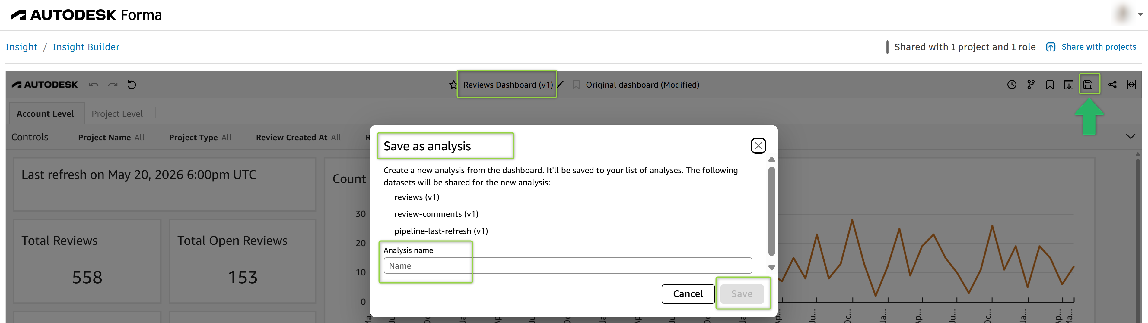 Is it possible to edit a default dashboard from the Insight Builder ...