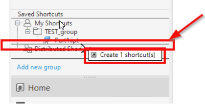 Dragging and changing order of shortcuts do not work in Vault