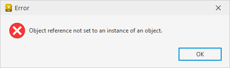 "Object reference not set to an instance of an object" on Vault Client ...