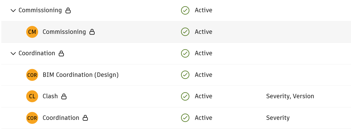 Cannot deactivate or delete certain issue type and catagories in ...