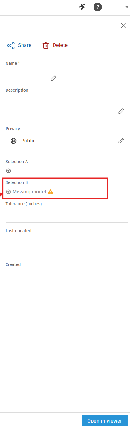 特定の干渉チェックに「モデルが見つかりません」と表示され、Autodesk