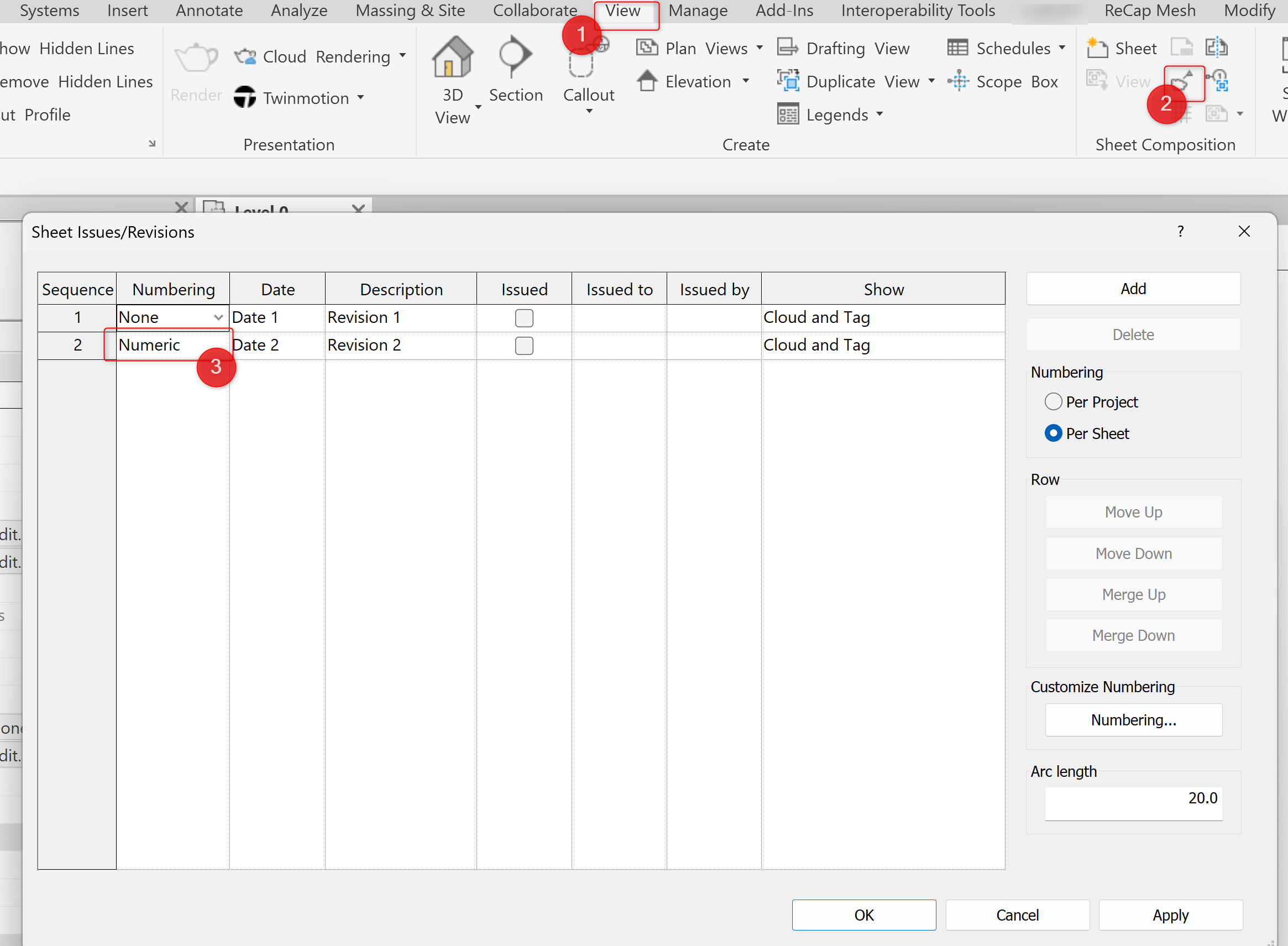 Current Revision Parameter not populating on a Revit sheet