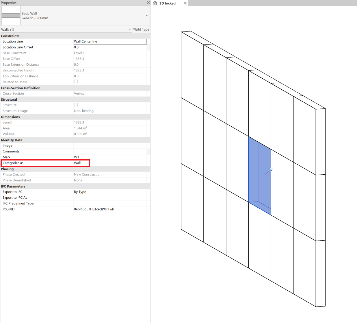 如何在 Revit 中为幕墙嵌板添加关联标高明细表